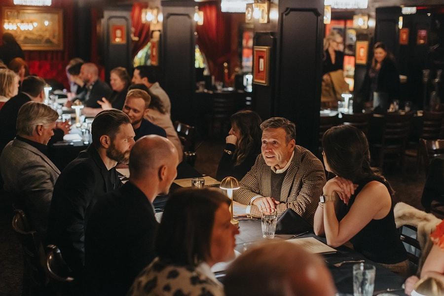 Mastermind Attendees post event dinner