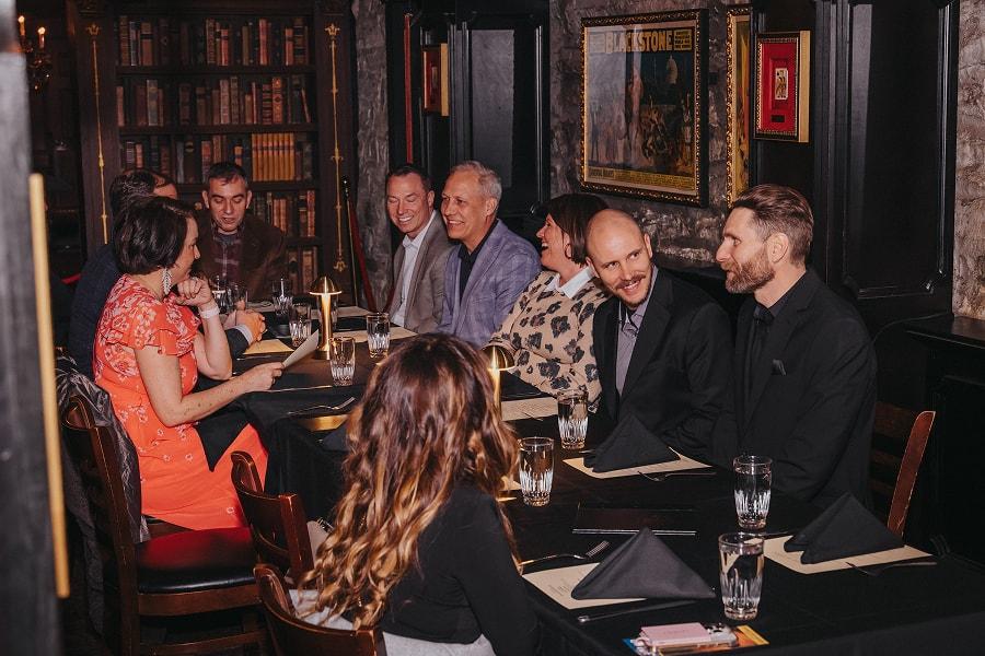 Mastermind Attendees post event dinner